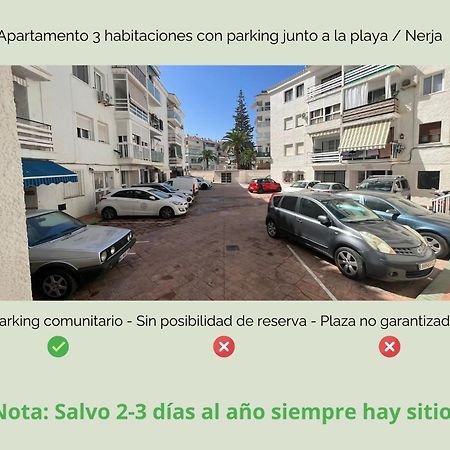 Apartamento 3 Hab Con Parking Junto A La Playa Нерха Екстер'єр фото